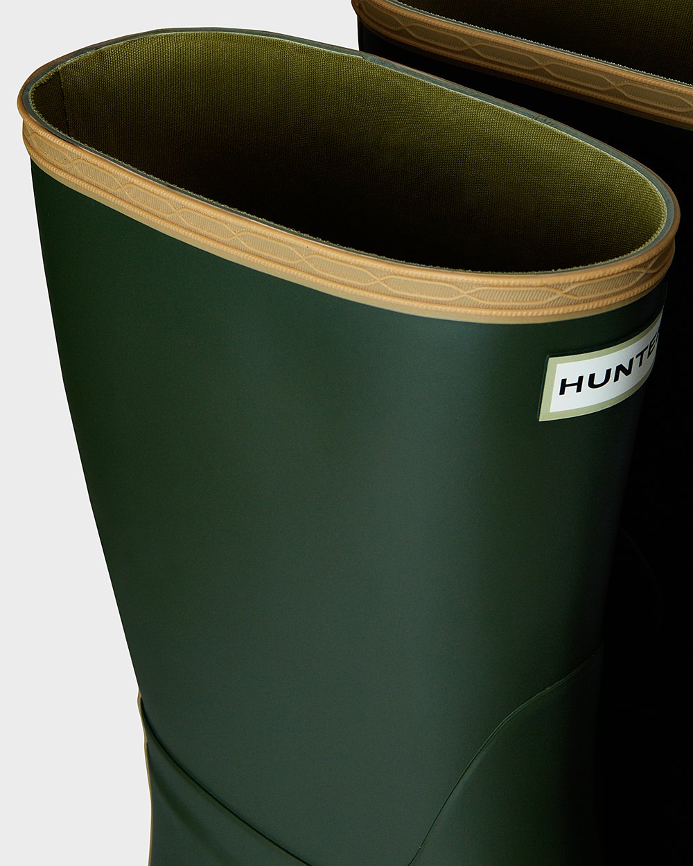 Hunter Gardener Short Rain Boots - Discount Mens Green - KAXGYO291